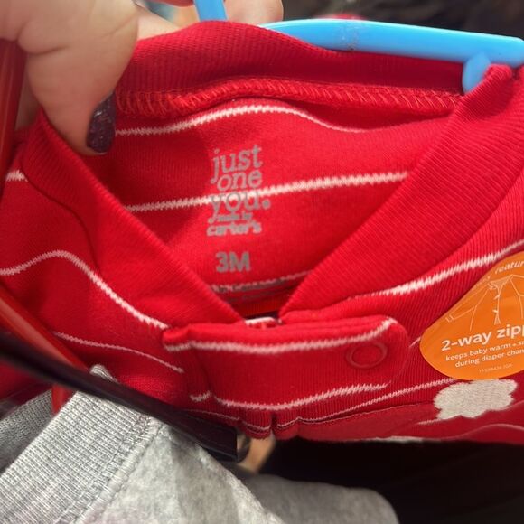 Just One You by CARTERS NWT Santa 2 ok Bundle Sz Newborn - Picture 12 of 13